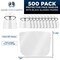 Face Shields with Black Glasses Frames (20 Packs of 25) - Ultra Clear Protective Full Face Shields to Protect Eyes Nose Mouth - Anti-Fog PET Plastic
